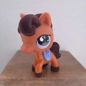 Littlest Pet Shop LPS Horse Pony Flocked #627
